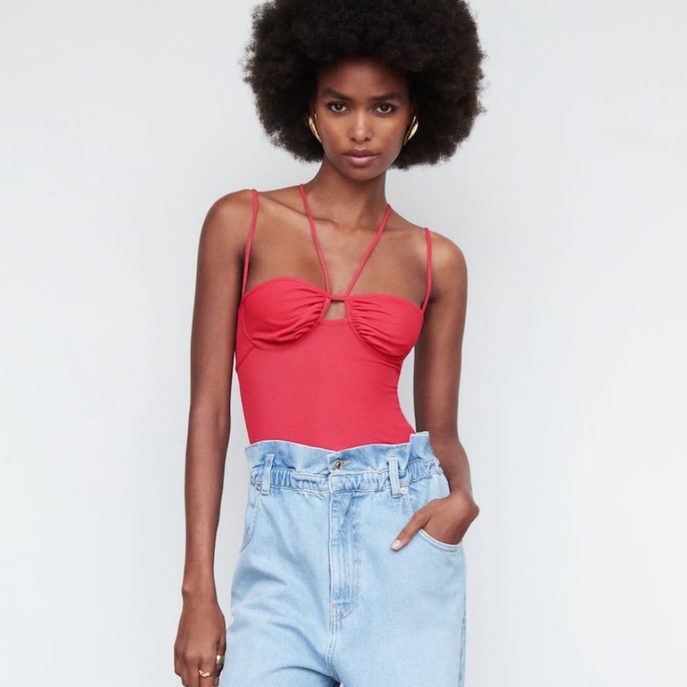 Mango Double Straps Top